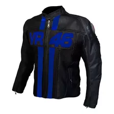 Campera Moto De Verano Vr46 Con Protecciones Ventilaciones