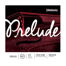 Daddario J10104 Encordado Cello Prelude 4/4 Nucleo De Acero