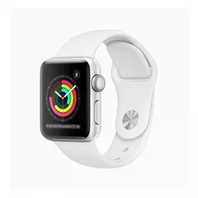 Apple Watch Series 3 (gps) - Caja De Aluminio Plata De 38 Mm - Correa Deportiva Blanco