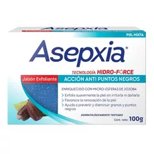 Asepxia Jabón Exfoliante Efecto Anti Puntos Negros 100g