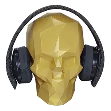 Suporte Headset Gamer Headphone Fone De Ouvido Parede Skull
