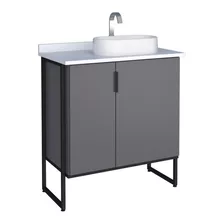 Mueble De Baño Oasis Con Mesada De Porcelanato C/bacha Loza