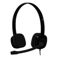 Fone De Ouvido Headset Logitech H151 Usb - Preto