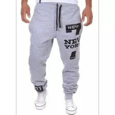 Calça Moletom New York Inverno Slim Jogger 