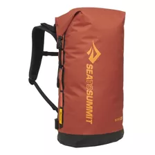 Mochila Seca Sea To Summit Big River Ladrillo 50l Color Marrón Diseño De La Tela Liso