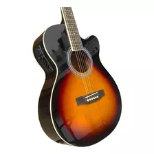 Guitarra Electroacústica Segovia Sgf238cesb Abeto Sunburst