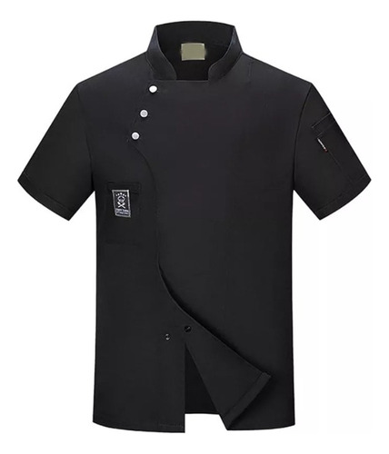 Camisa De Manga Corta, Uniforme De Chef, Algodón