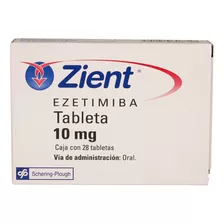 Zient 10 Mg Caja Con 28 Tabletas