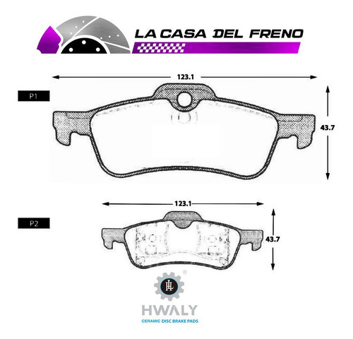 Pastilla Freno Tra Mini Cooper Works Gp 1.6 2007 W11b16ar53 Foto 3