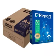 Caixa 10 Resmas Papel A4 Report Suzano Premium 75g 5000 Fls