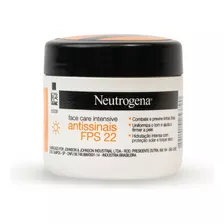Hidratante Face Care Intensive Antissinais 100g Neutrogena Tipo De Pele Normal