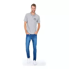 Calça Masculina Jeans Skinny Holiday Polo Wear Jeans Médio