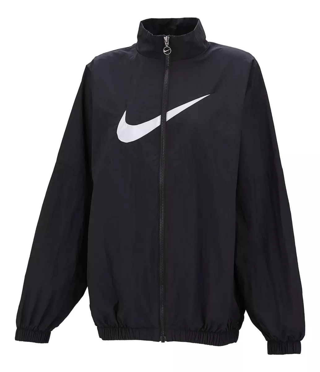 Campera Nike Sportswear Essential En Negro/gris | Stock Cent