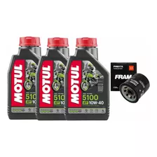 Kit Troca Óleo E Filtro Kawasaki Versys 300 Motul 5100 10w40