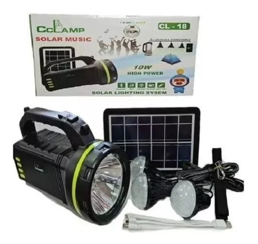 Kit Solar De Camping / Radio / Bluetooth /f260