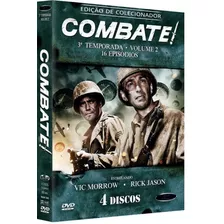 Box Original Combate 3ª Temporada Combat Volume 2 - 4 Dvd's