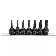 Juego 7 Copas Torx Impacto 3/8` T20-t50 - Toptul