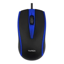 Mouse Óptico Usb Com Fio 1200 Dpi Azul Targa Tg-m50