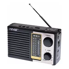 Parlante Radio Recargable,pilas Ns-q33u Am,fm/sd/usb Portatl
