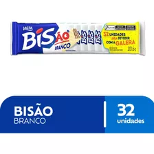 Chocolate Bisão Branco 201,6g Lacta Bis