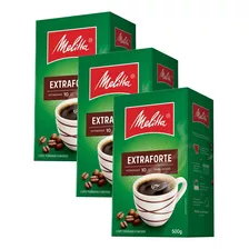 Café Em Pó Extra Forte Melitta 500g Kit 3