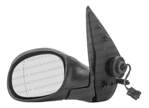 Espejo Izquierdo Para Peugeot 206 Electrico Negro 2000 Foto 3