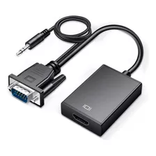 Convertidor Adaptador Senal Vga A Hdmi Ada Hdtv Video 1080p