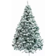 Arbol Navidad Artificial Nevado 2.20m Pachon Jardimex Pino Color Blanco