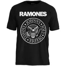 Camiseta Licenciada Stamp Rockwear Oficial Ramones Ts1376 