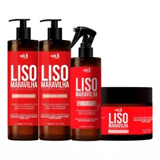 Kit Liso Maravilha Widi Care 4 Produtos Com Leave In Vegano