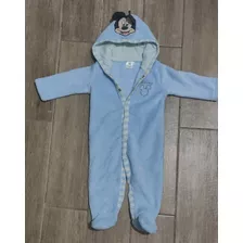 Pijama Térmica Enteriza, Con Broches, Para Nene 9 Meses