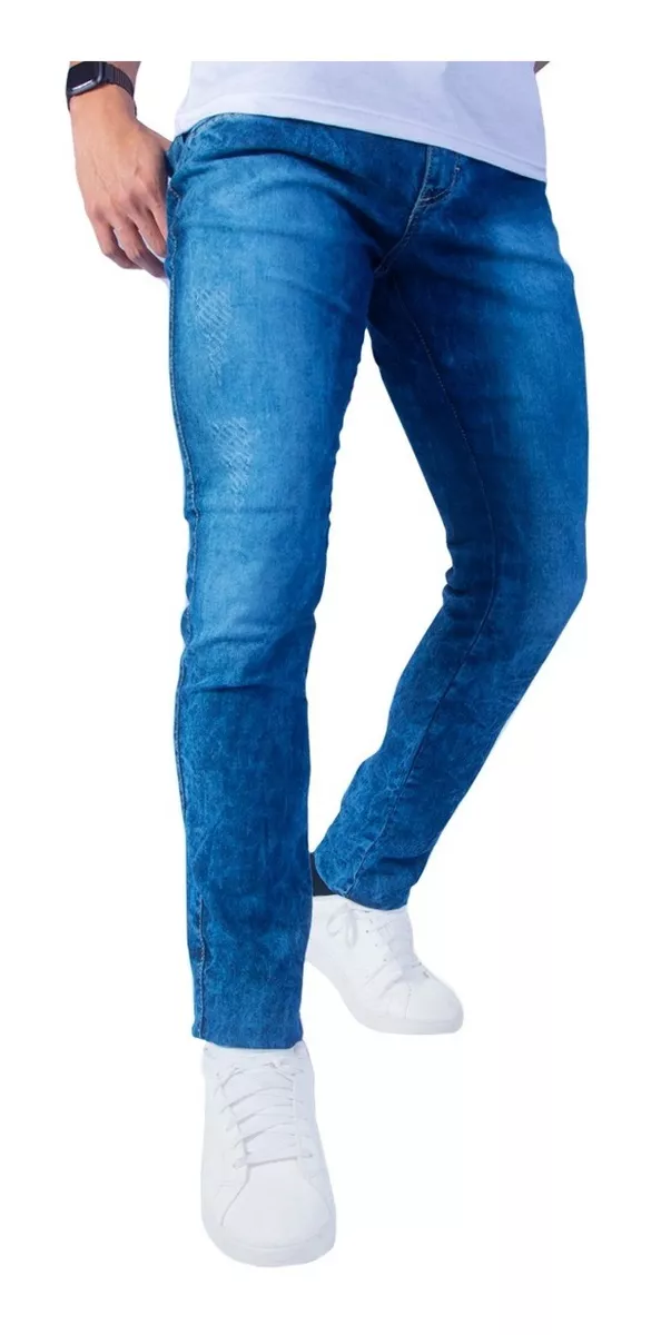 Calça Jeans  Masculina Slim  Lycra Elastano Original Nf