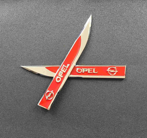 2x Emblema Opel Metal Laterales  Crossland Grandland Corsa  Foto 4