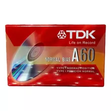 10 Cassettes Tdk A60 Audio Tape Normal Bias Type I Sellados