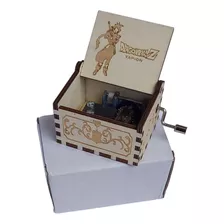 Caja Musical Tapion Dragon Ball Z Gokú Manivela Madera 