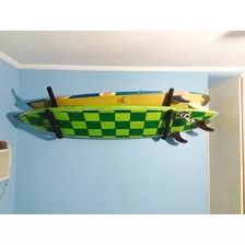 Rack De Parede Para 2 Pranchas De Surf Até Long Frete Grátis