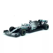 Carrinho Bburago Oficial Mercedes Mini F1 W10 Lewis Hamilton