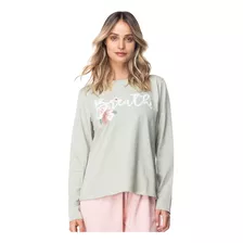 Pijama Largo Algodón Mujer Invierno C2 Top
