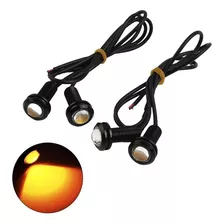 Kit 4 Led Luz Grade Universal Amber F250 Ranger Hilux S10