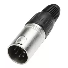 Conector Xlr 5 Pines Din Plug Macho Dmx Aereo Xlr Macho 