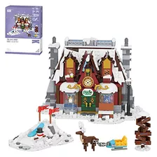 Mini Blocks 2197 Christmas House Building Block Kit,san...