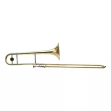 Trombone De Vara Bb Sí Bemol Harmonics Hsl-700l Laqueado Cor Dourado