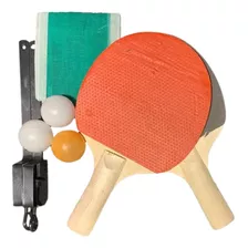 Jogo De Ping Pong Tênis De Mesa Kit Completo Raquetes Bolas 