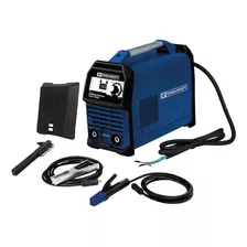 Equipo Soldador Inversor 200a + 5kg Electrodos 1/8 Toolcraft Color Azul Frecuencia 60