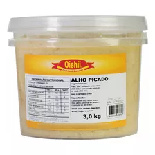 Alho Picado Sem Sal 3kg