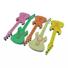 Kit Com 35 Guitarra De Plástico Brinquedo Barato No Atacado