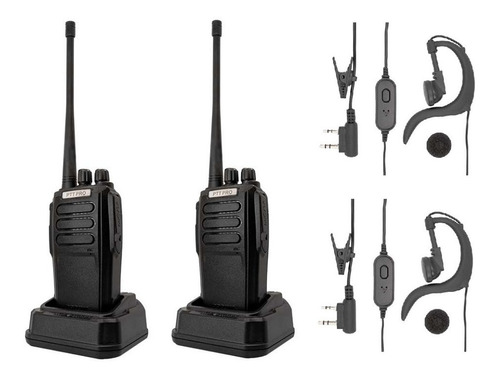 2 Radios Uhf Vhf Pro3000 16 Ch Compatible C Kenwood Motorola Foto 2