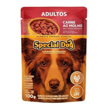 Alimento Special Dog Premium Especial Para Cachorro Adulto Todos Os Tamanhos Sabor Carne Em Saco De 100g