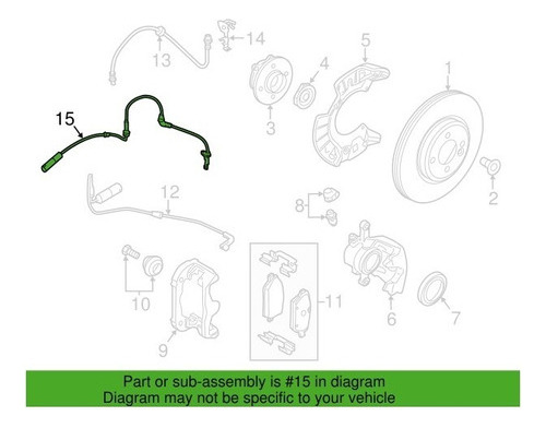 Sensor Abs Delantero Mini Cooper F55 F56 F57 14 Al 19 Foto 5