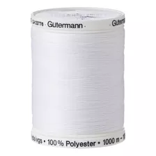 Gutermann Hilo De Polister Cosido Blanco De 1000 Mtr/1094 Ya